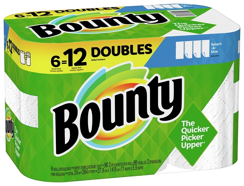 BOUNTY 6=12 DOUBLE<br>ROLLS